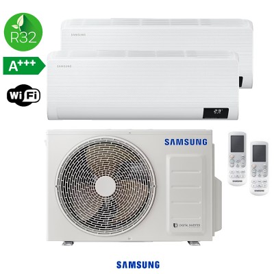 AIRE ACONDICIONADO 2X1 SAMSUNG AJ050TXJ2KG/EU + AR12TXFCAWKNEU + AR12TXFCAWKNEU